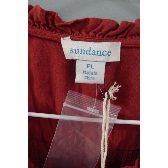 Sundance Sera Ruffled Blouse - Rust - LP - Picture 4 of 5